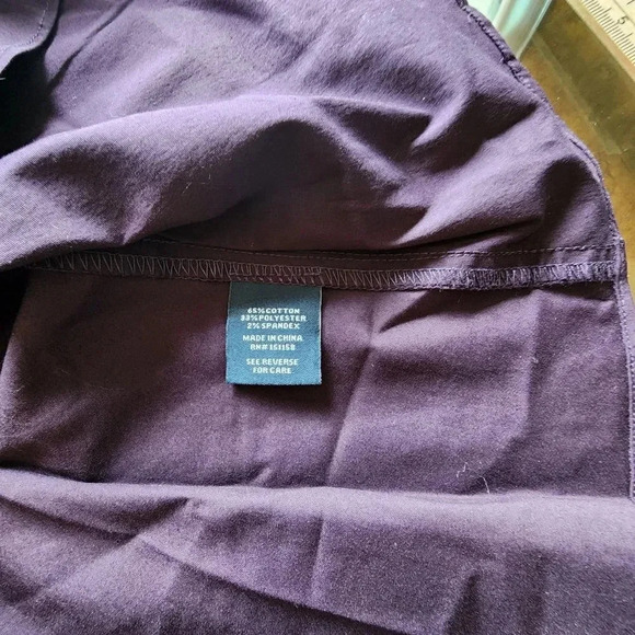 NWT 525 America Revolve Top Medium Purple V-Neck Sleeveless Outdoor Back Zipper - Picture 3 of 6